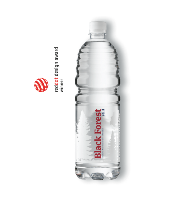 PET-Flasche mit red dot award ausgezeichnet