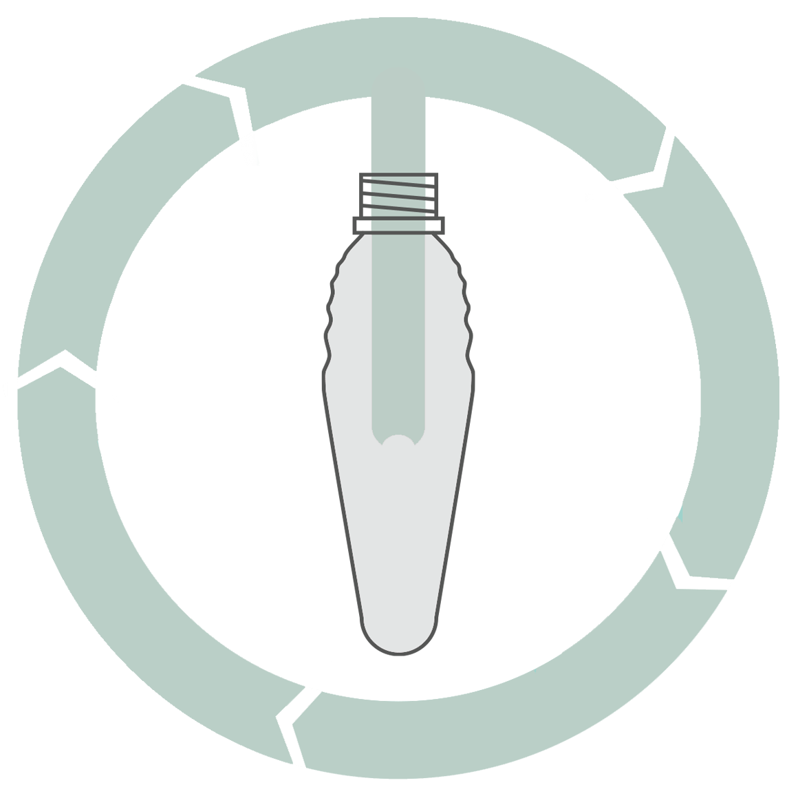 PET-Flaschen werden aufgeblasen